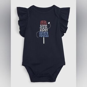 GAP 100% Organic Cotton Graphic Bodysuit Onesie